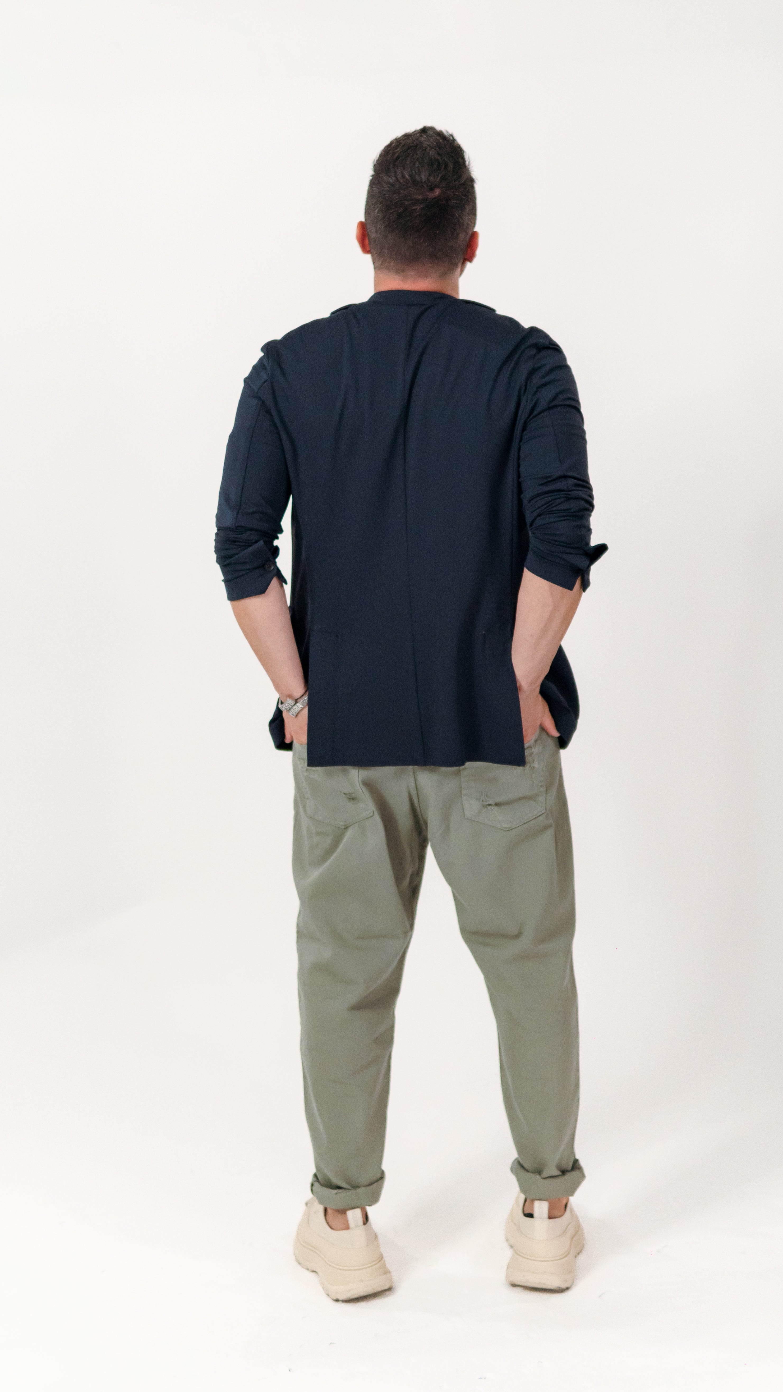 Sacou bleumarin casual