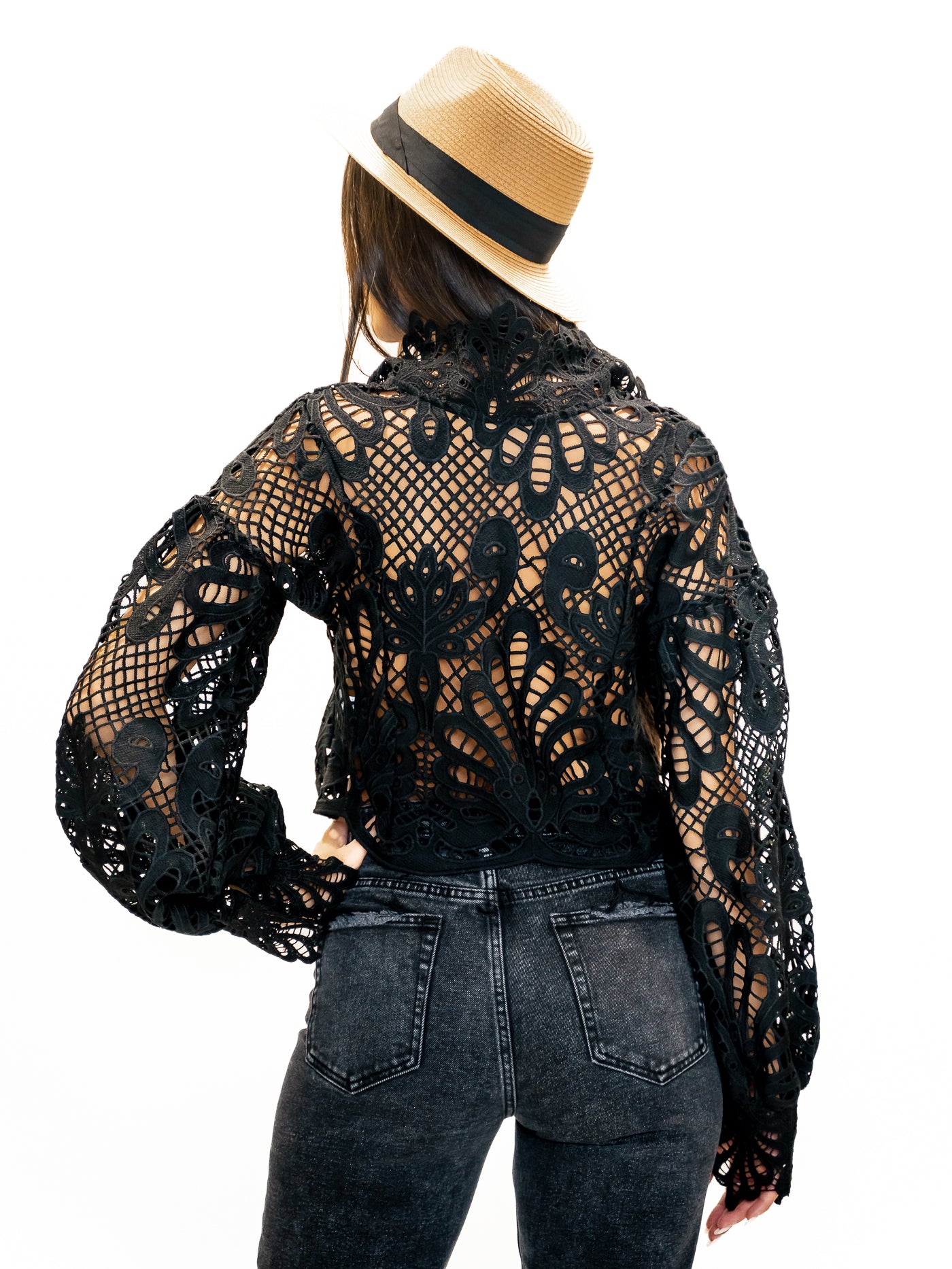 Bluză femei tricotată cu fermoar neagră